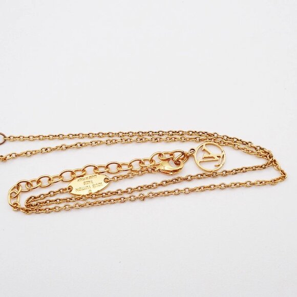 LOUIS VUITTON LV Collier L to V Necklace GHW Italy Accessorie M69643 30RL218 - Picture 9 of 14